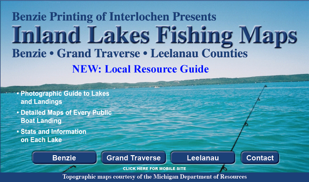 Inland Lakes Fishing Map